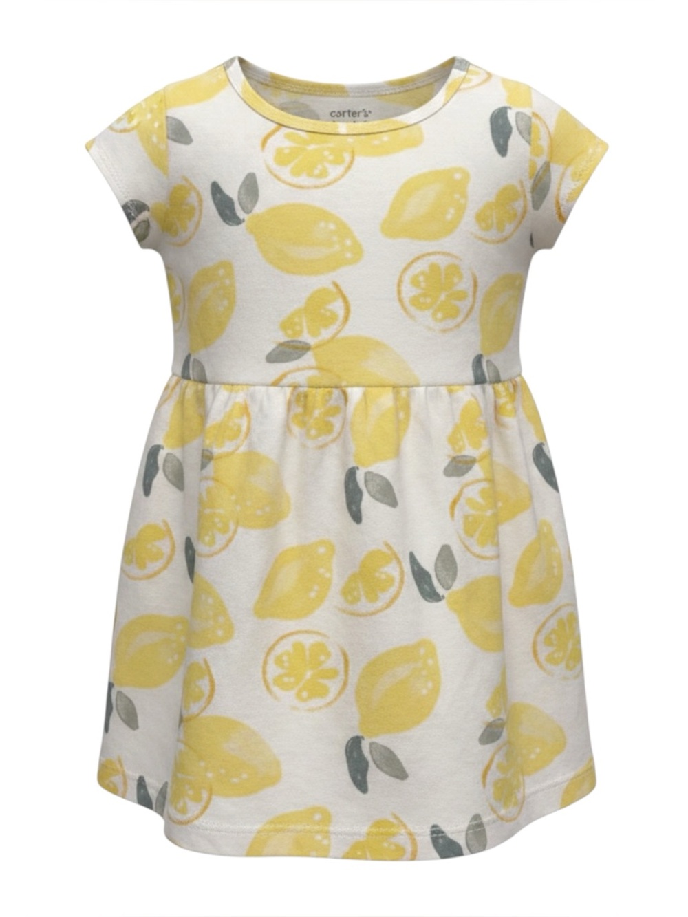 Carter's Yellow Lemon Print Sleeveless Dress
